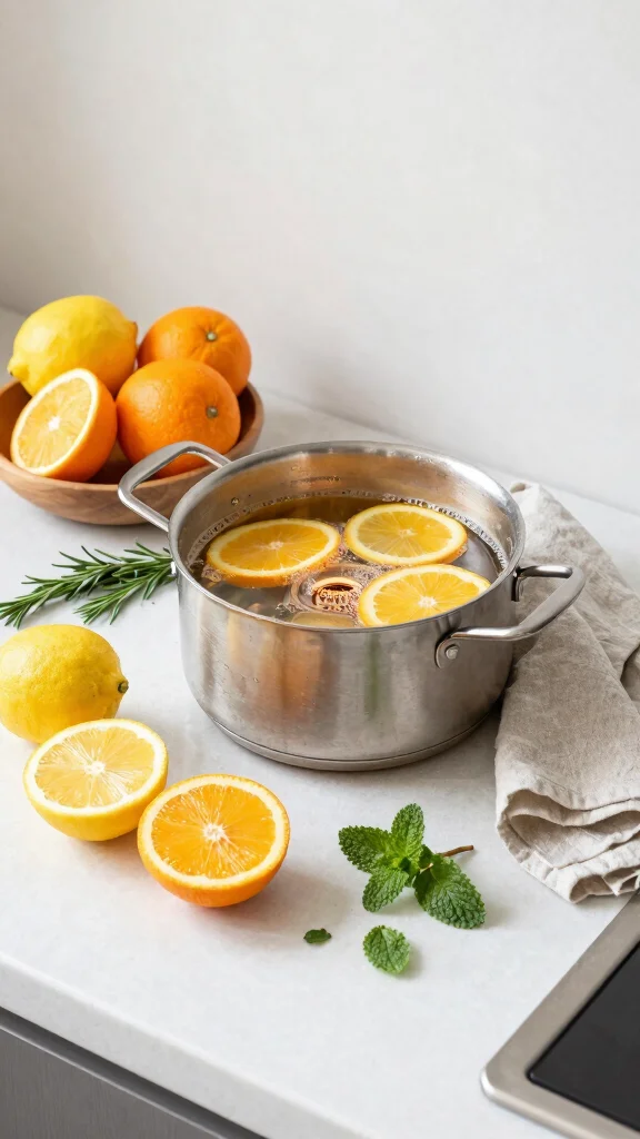 12 Simmer Pot Recipes for Candle Warmers for a Natural Fragrant Home - 1. Citrus and Herb Medley 1