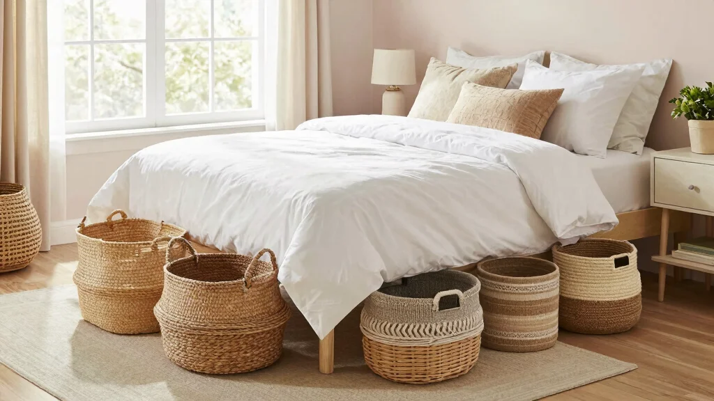 12 Under-Bed Basket Ideas for Hidden Accessible Off-Season Storage
