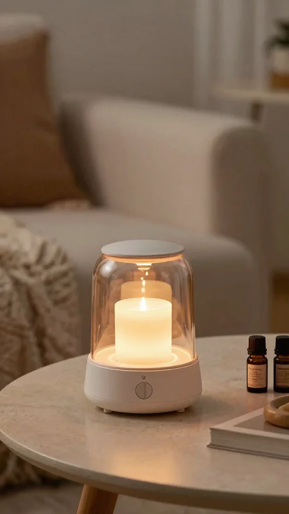 12 Unique Candle Warmer Ideas That Double as Decorative Statement Pieces - 12. Multi-Functional Candle Warmer and Diffuser 1