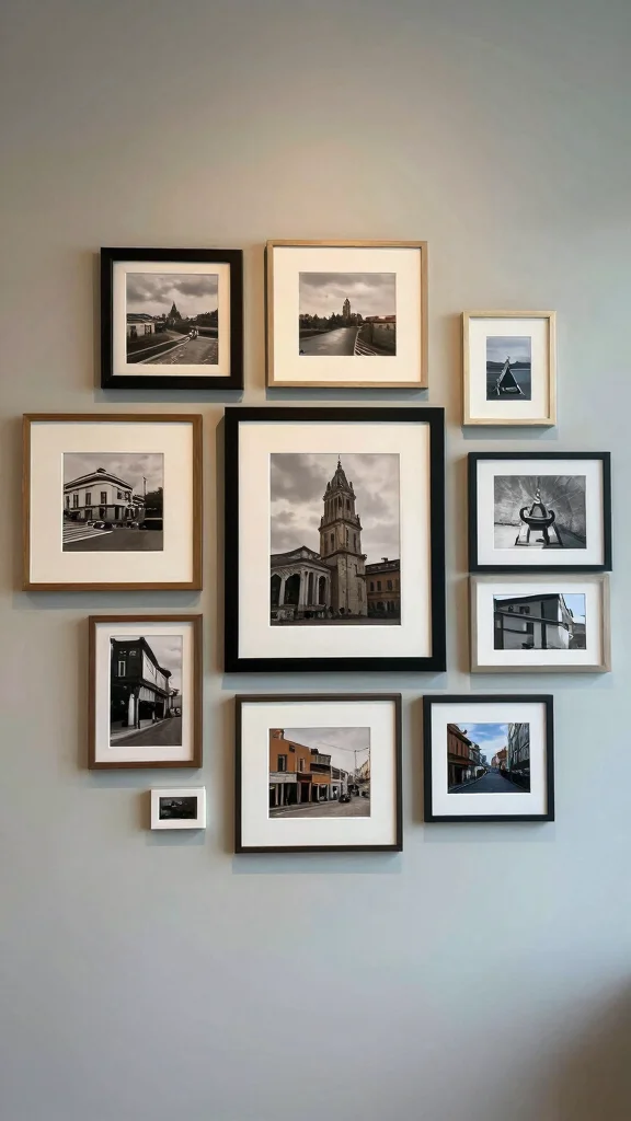 12 Vintage Picture Frame Ideas for a Nostalgic Collected Wall Display - 11. Layered Frames for Depth and Interest 1