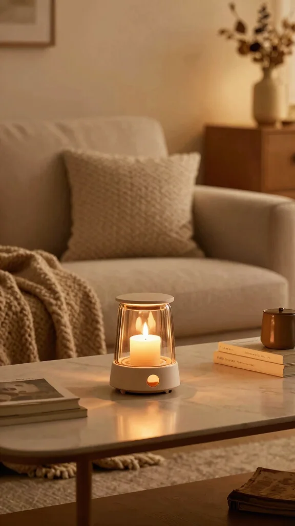 12 Ways to Create Ambiance With Candle Warmers for Every Mood - 4. Inviting Living Room Atmosphere 1