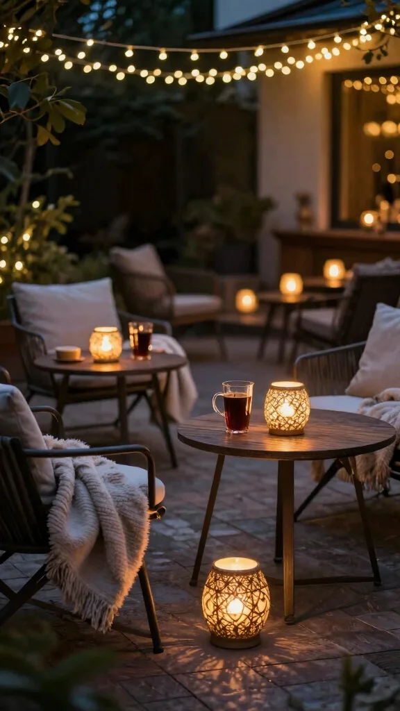 12 Ways to Create Ambiance With Candle Warmers for Every Mood - 6. Outdoor Gathering Ambiance 1