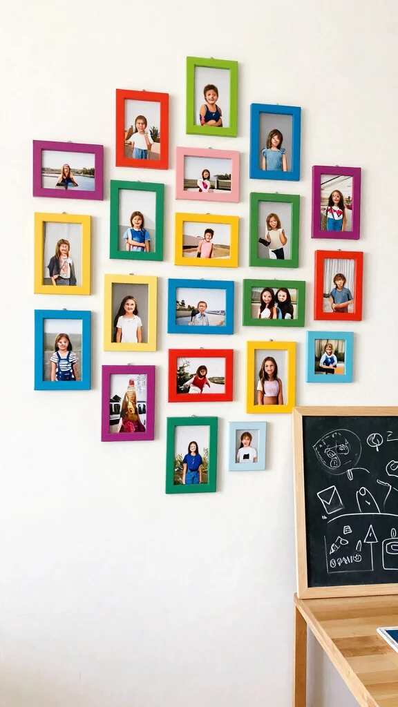 13 Collage Picture Frame Ideas for a Beautiful Multi-Photo Wall Display - 13. Magnetic Frames 1