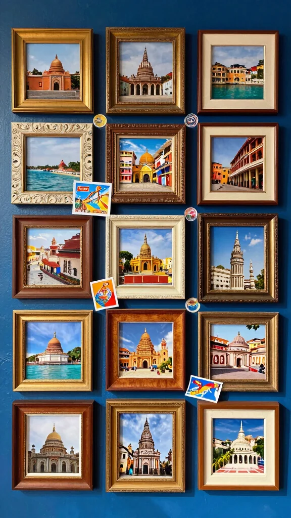 13 Collage Picture Frame Ideas for a Layered Personal Wall Display - 2. Thematic Groupings 1