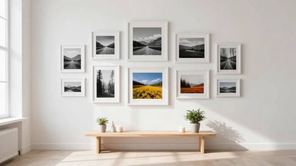 13 White Picture Frame Ideas for a Clean Bright Minimal Wall Display