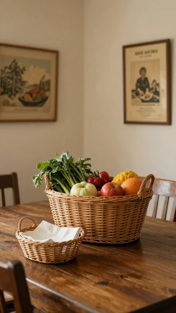 14 Storage Basket Ideas for Every Room Style and Clutter Problem - 5. Vintage Baskets for Timeless Charm 1
