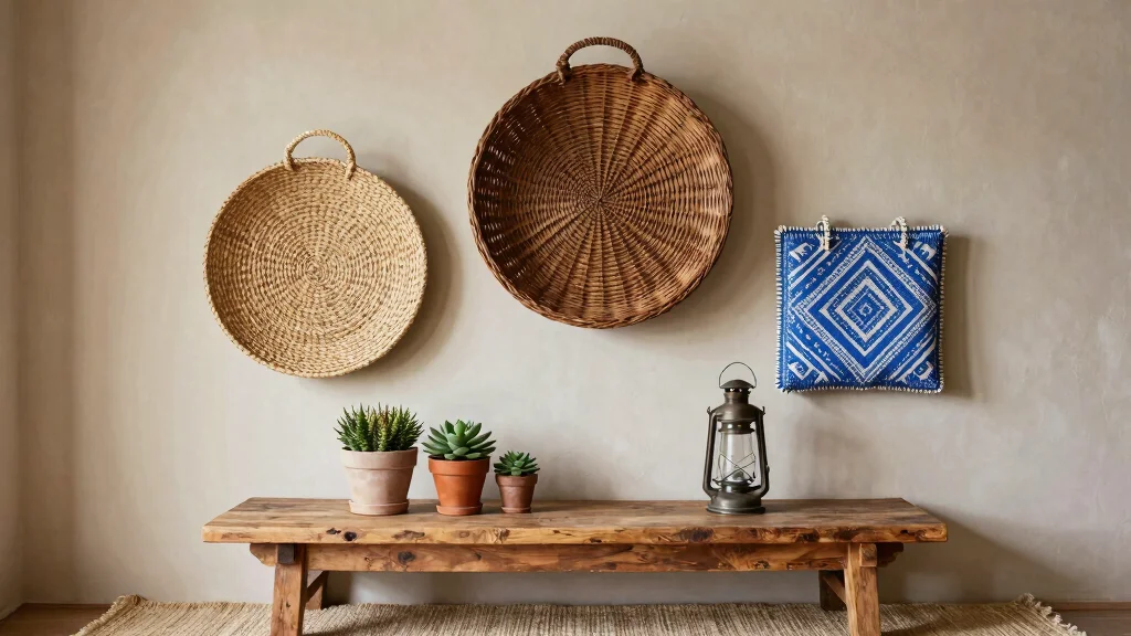 12 Three Basket Wall Display Ideas for a Styled Artisan Wall - marketfurniture.blog