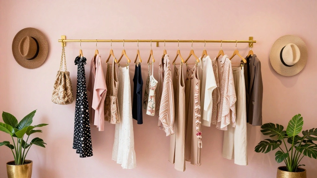 14 Gold Wall Clothes Hanger Ideas for an Elegant Boutique Inspired Display - marketfurniture.blog