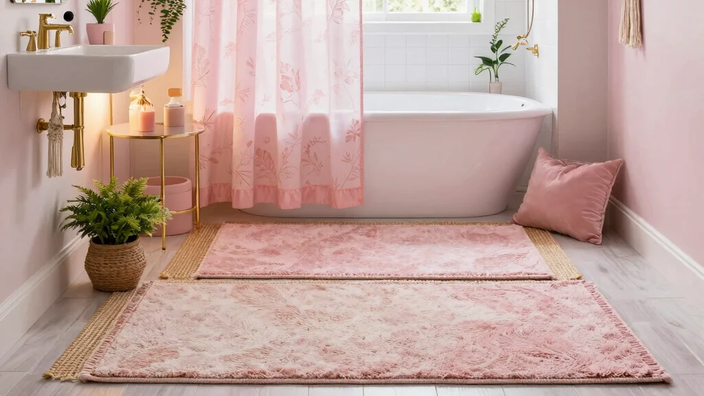 12 Pink Bathroom Rug Ideas From Blush to Hot Pink for Every Style – cbconceptfurniture.blog
